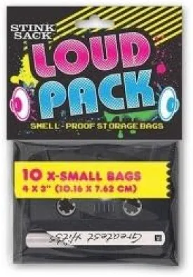 10pk Loud Pack Stink Sack 4"x3"