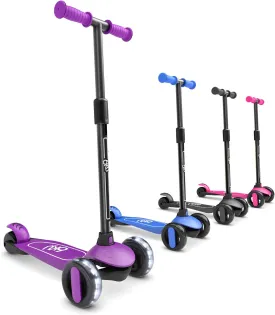 6KU Scooter for Kids Ages 3-10 with Flash Wheels, Kids Scooter 4 Adjustable Height, Toddler Scooter Extra-Wide PU LED Wheels, 3 Wheel Scooter for Kids for Girls & Boys Learn to Steer