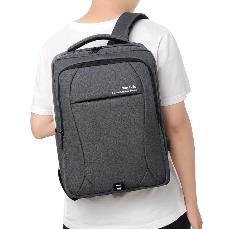 Backpack Fashion Waterproof Business  Casual Student School  Men Business shoulder bag