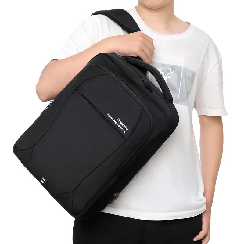 Backpack Fashion Waterproof Business  Casual Student School  Men Business shoulder bag