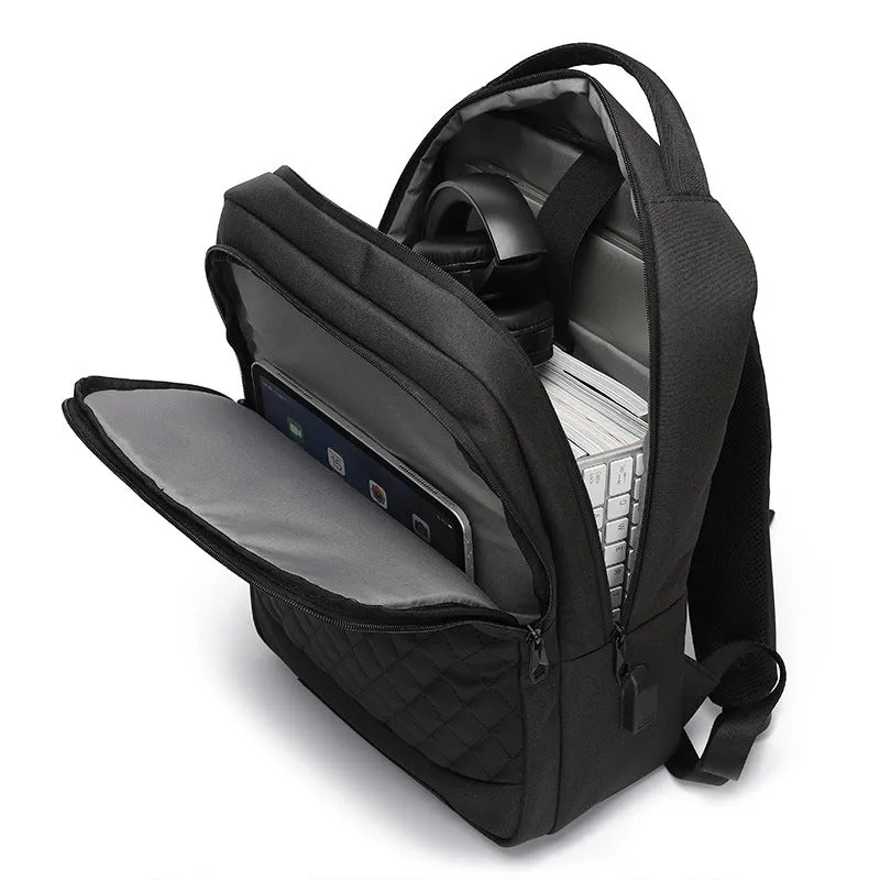Backpack Men's Waterproof Rucksack Stylish and Versatile Computer