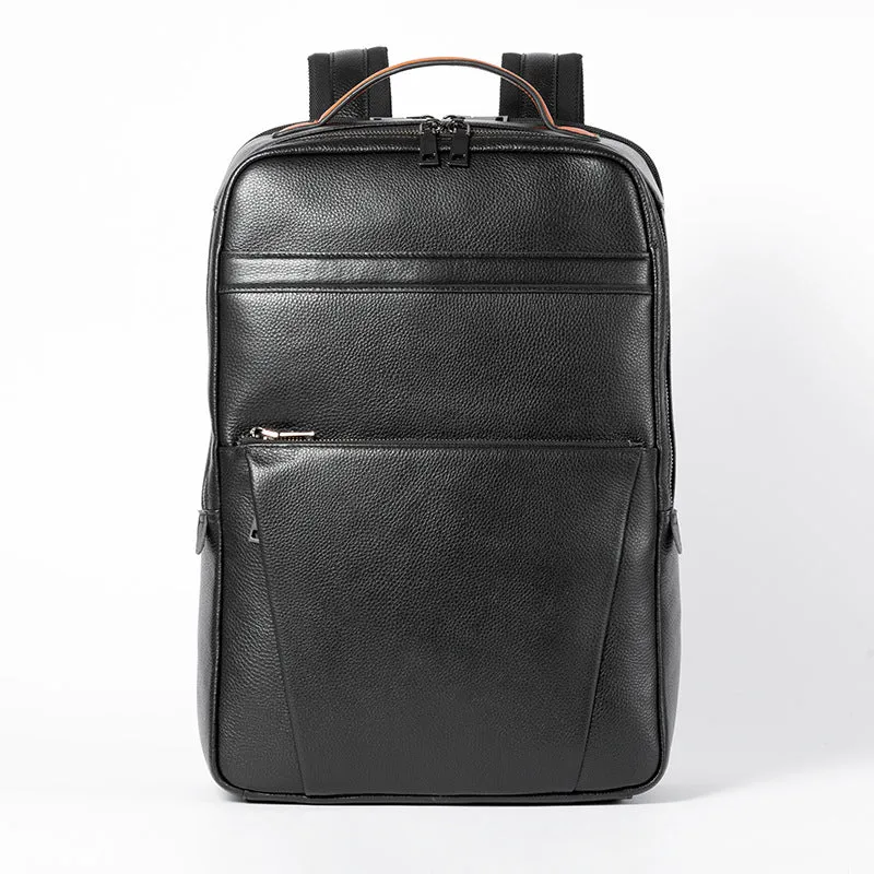 Backpack New Men's Leather  Large Capacity Multi-Functional Business Travel