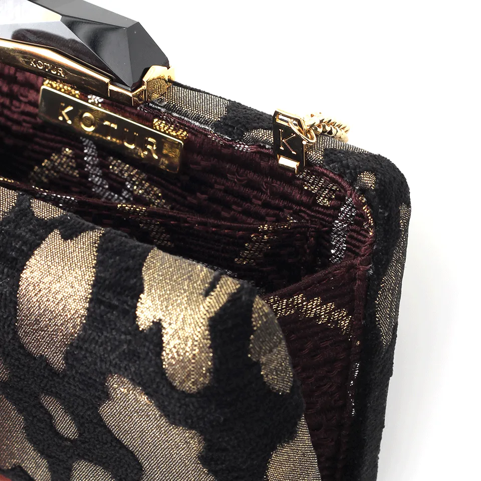 Espey Metallic Brocade Clutch