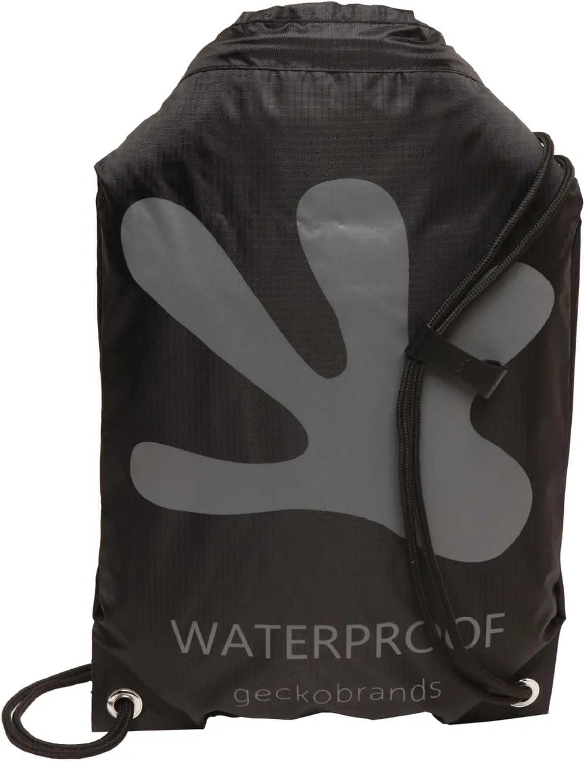 geckobrands 10L Drawstring Travel Backpack  Waterproof, Lightweight Dry Bag for Beach, Hiking, and Light Water Activities