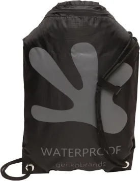 geckobrands 10L Drawstring Travel Backpack  Waterproof, Lightweight Dry Bag for Beach, Hiking, and Light Water Activities