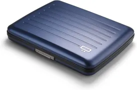 ?GON -DESIGNS- Aluminum wallet, Large capacity with metal lock, RFID Protection against fraud and demagnetization, Smart Case OSLO Large model