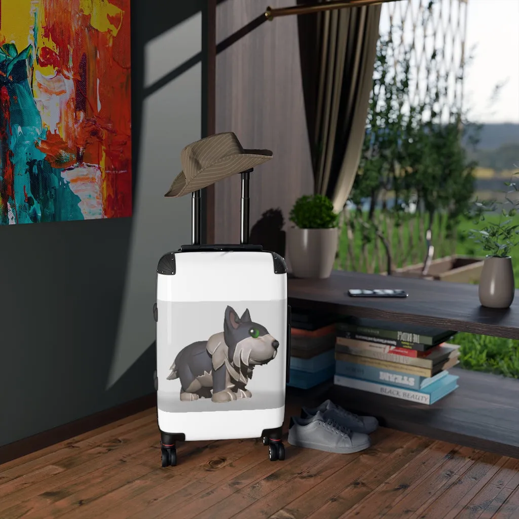 Grey Dog Cabin Suitcase