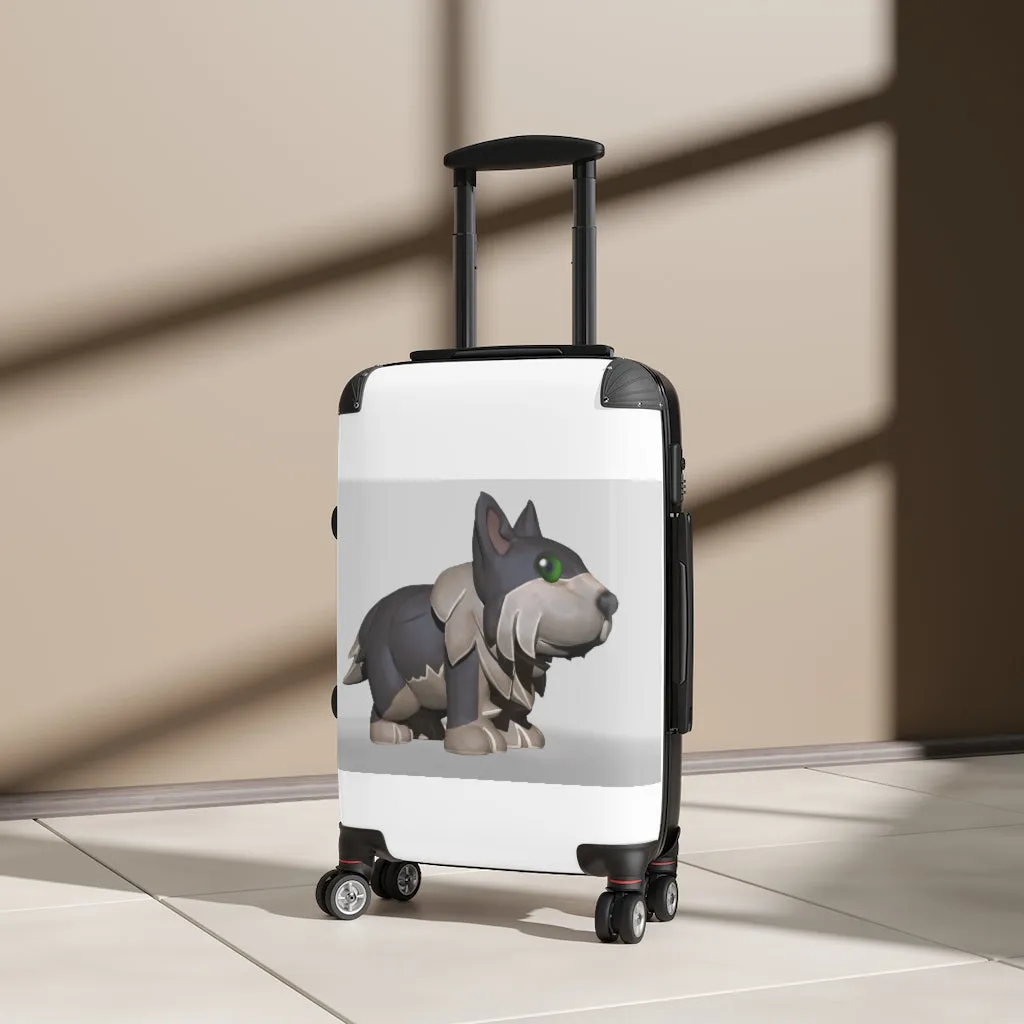 Grey Dog Cabin Suitcase