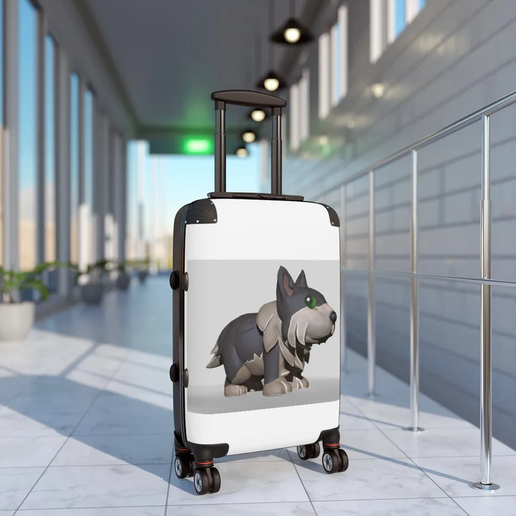 Grey Dog Cabin Suitcase