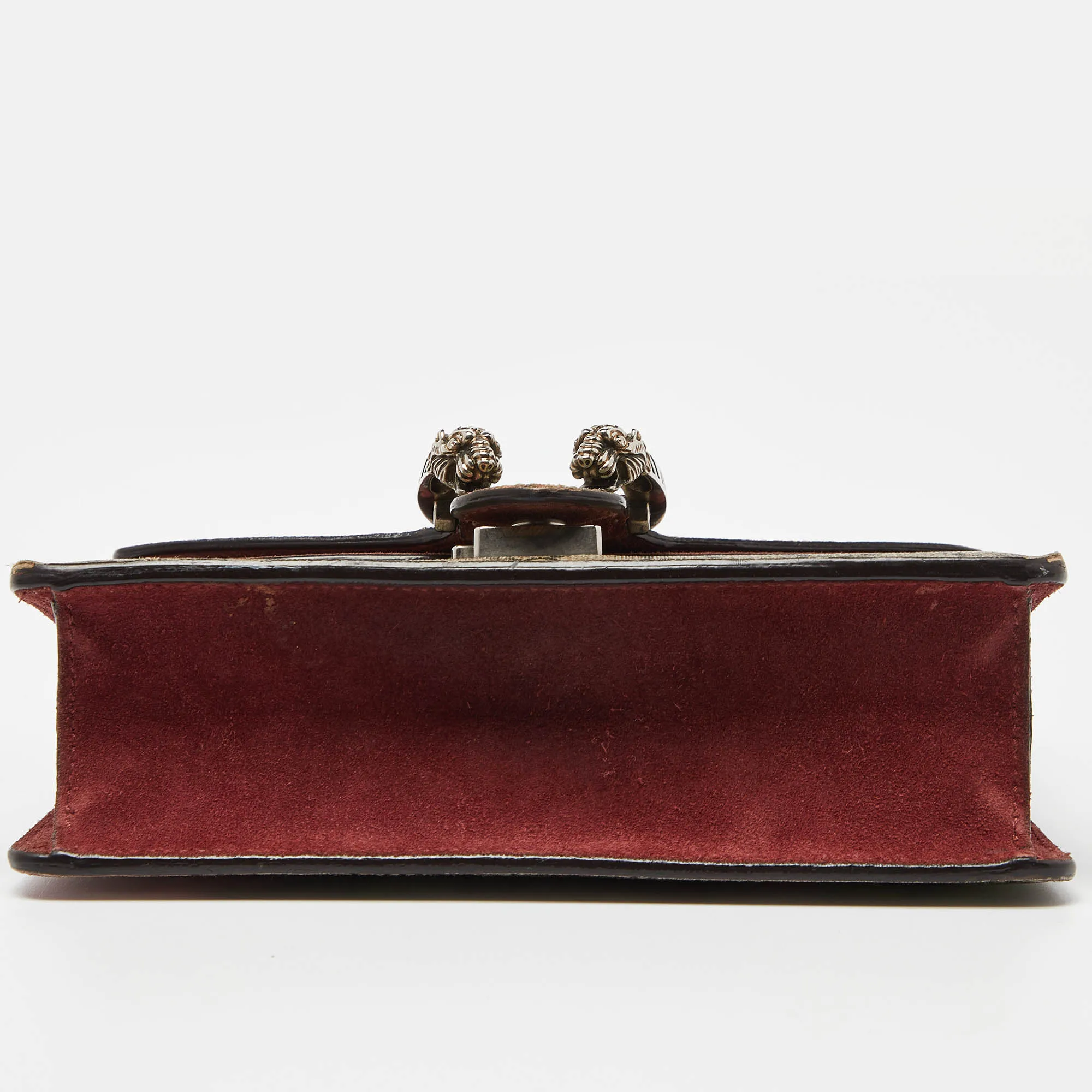 Gucci color Gg Supreme Canvas And Suede Mini Blooms Dionysus Shoulder Bag
