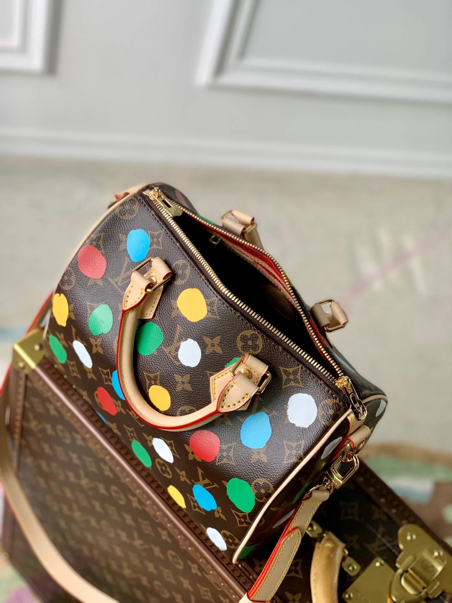 LB748 LV x YK Speedy Bandoulière 25 / HIGHEST QUALITY VERSION