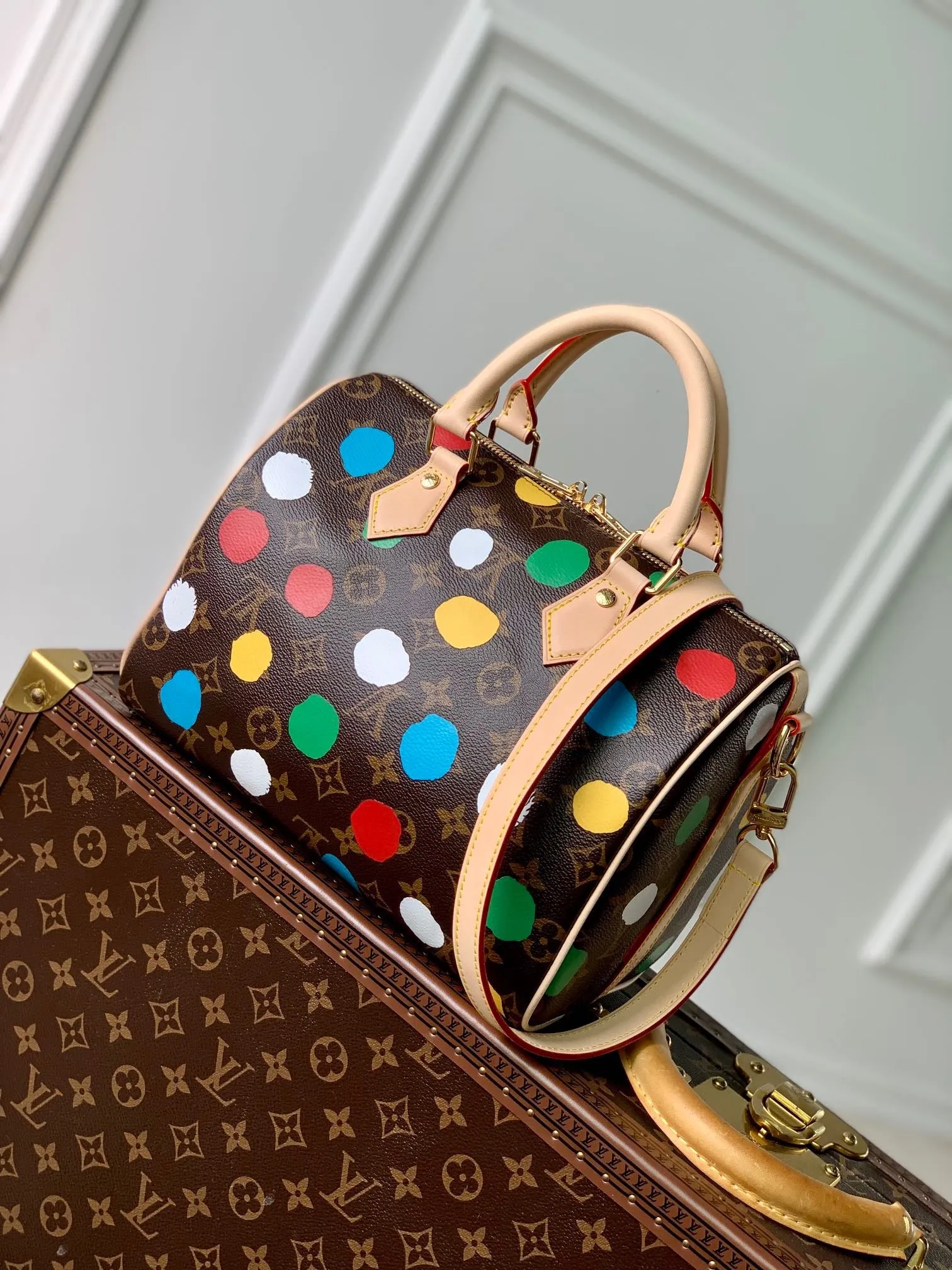 LB748 LV x YK Speedy Bandoulière 25 / HIGHEST QUALITY VERSION