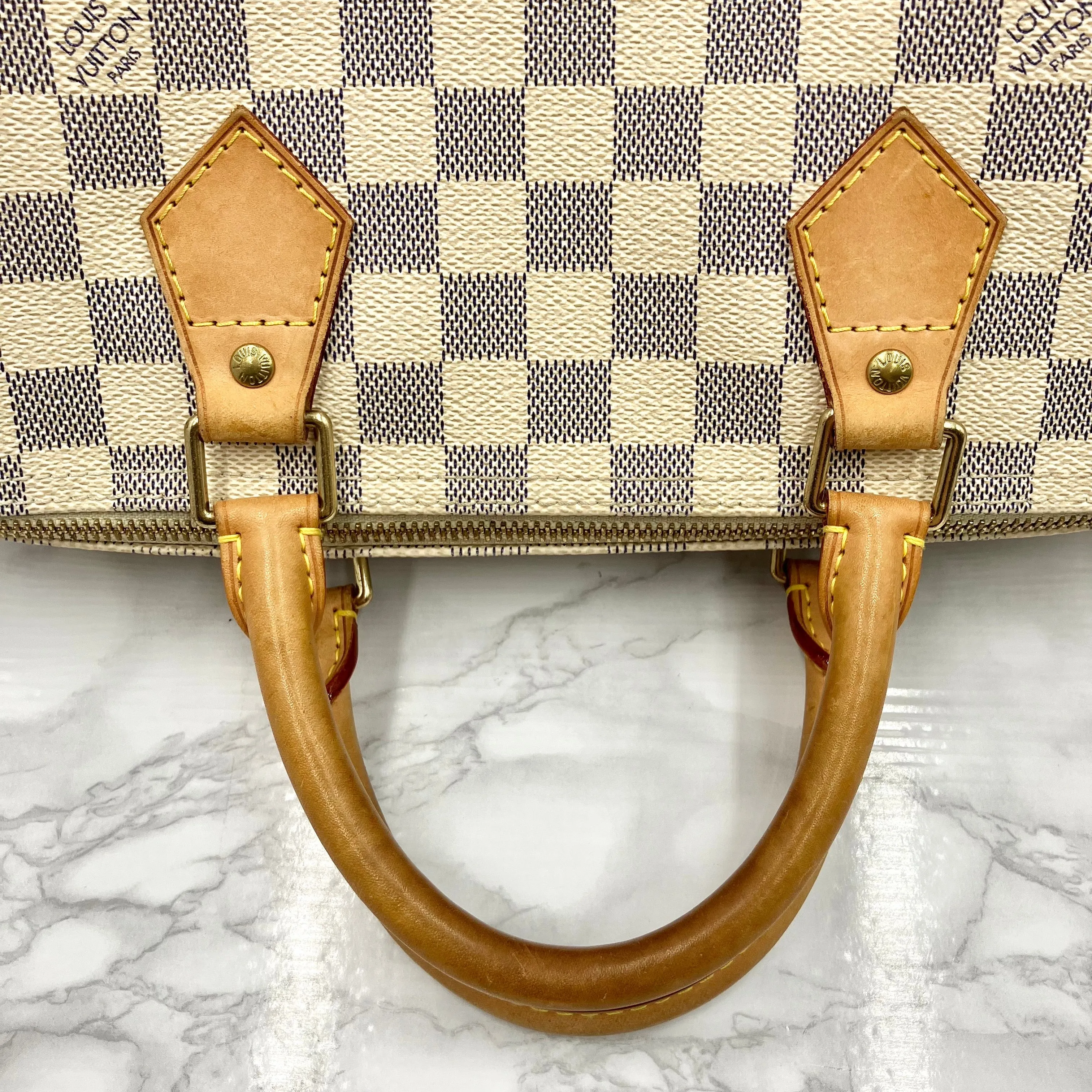 LOUIS VUITTON Azul Speedy 30
