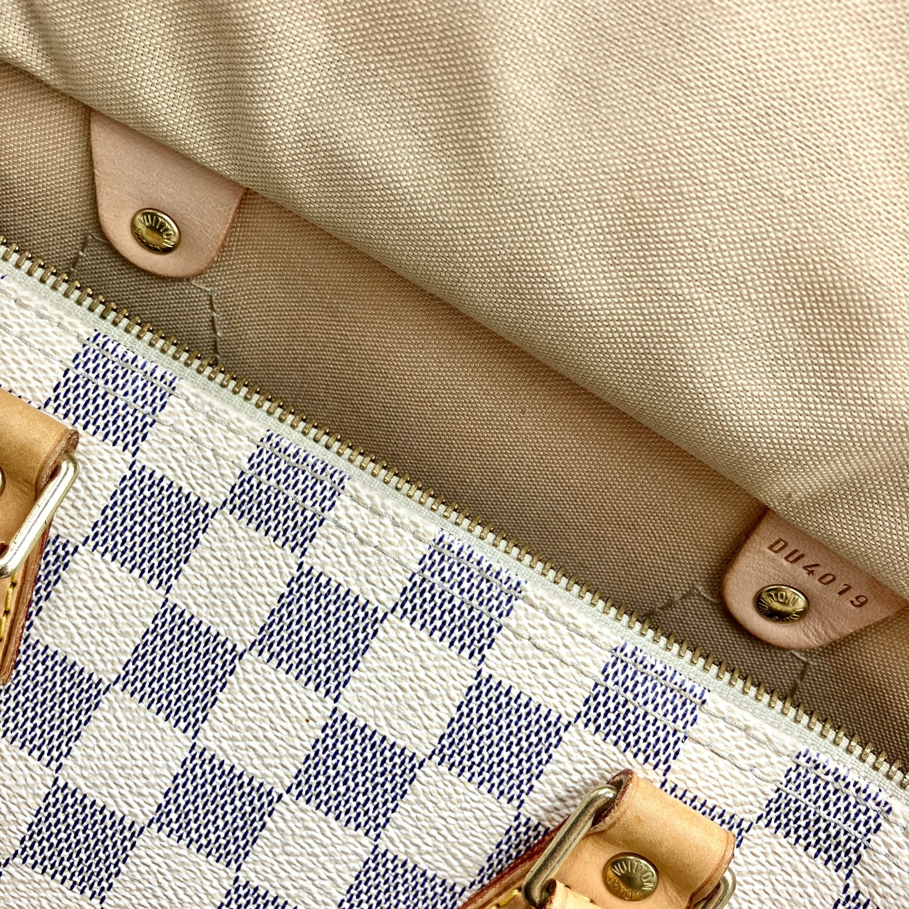 LOUIS VUITTON Azul Speedy 30