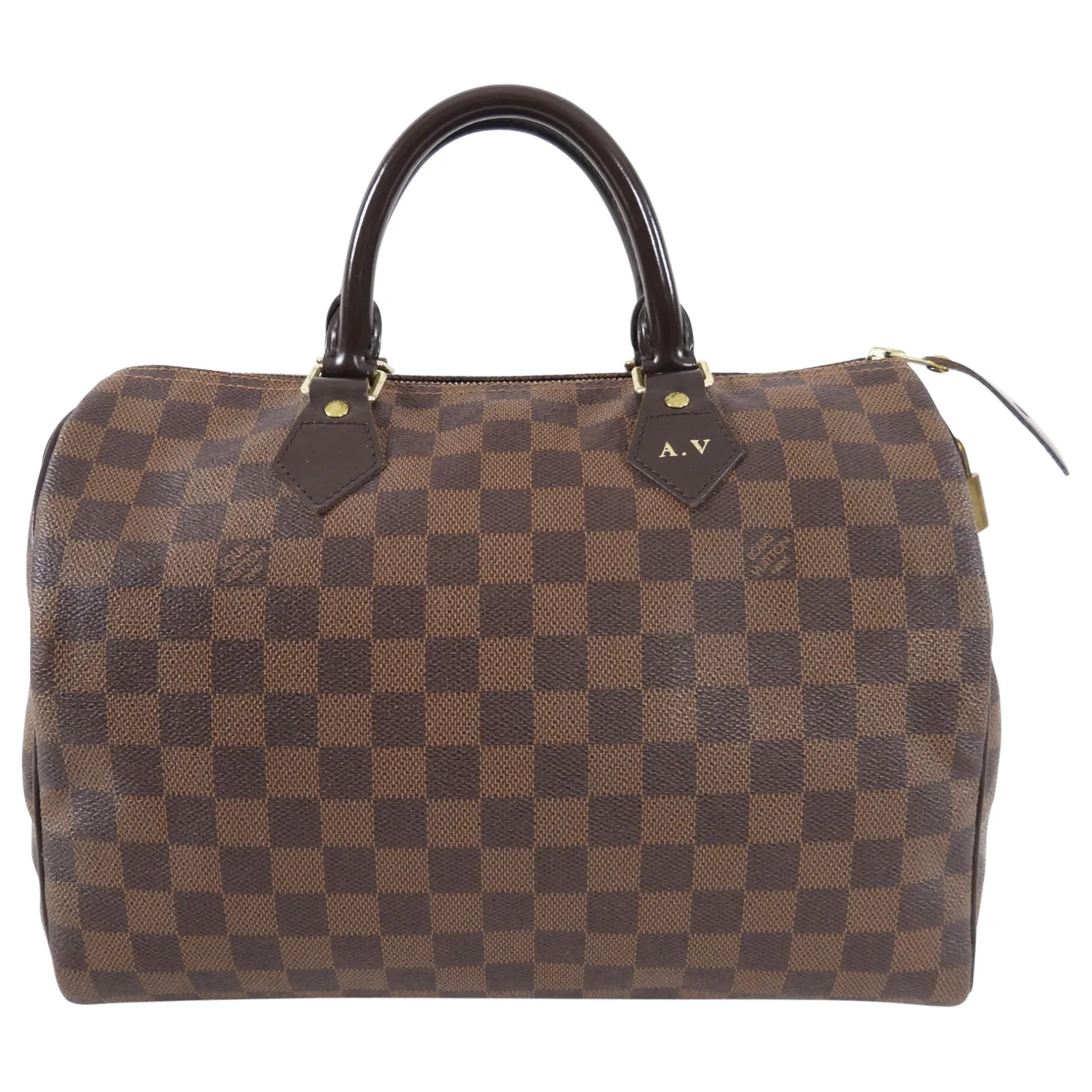 Louis Vuitton Damier Ebene Speedy 30 Doctor Duffle Bag