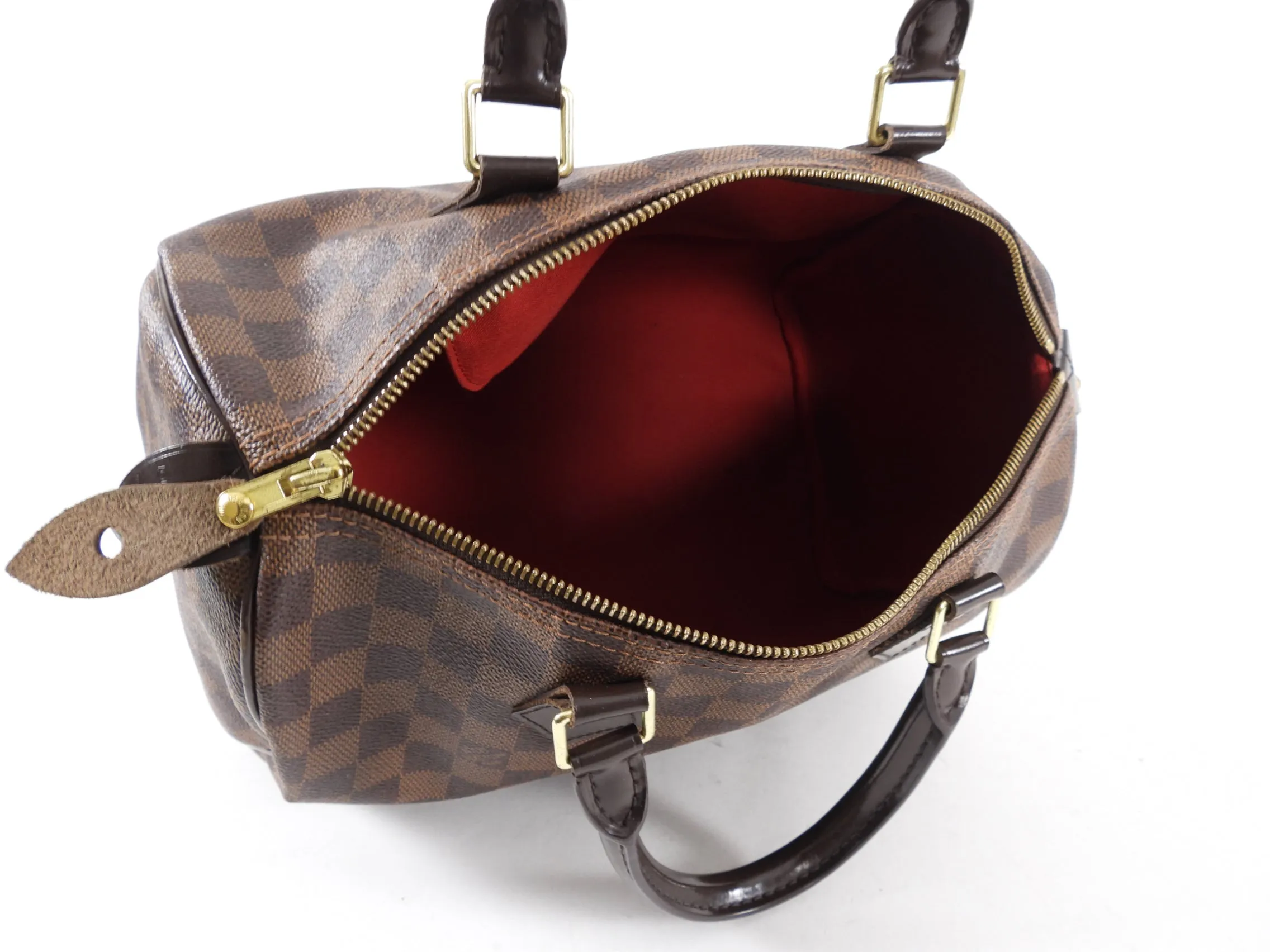 Louis Vuitton Damier Ebene Speedy 30 Doctor Duffle Bag