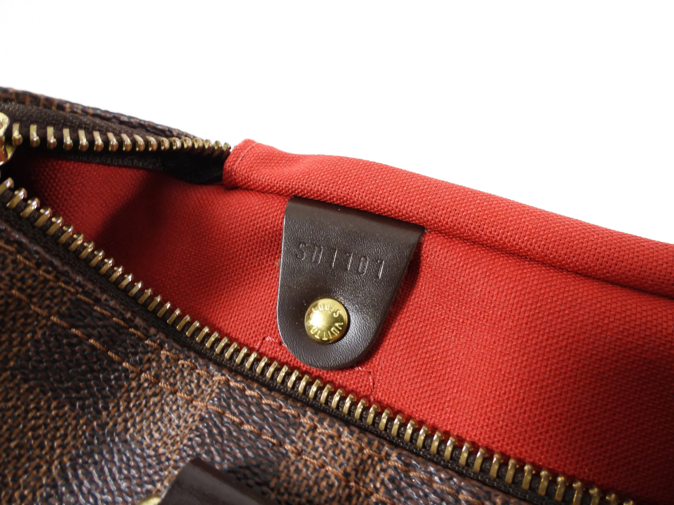 Louis Vuitton Damier Ebene Speedy 30 Doctor Duffle Bag