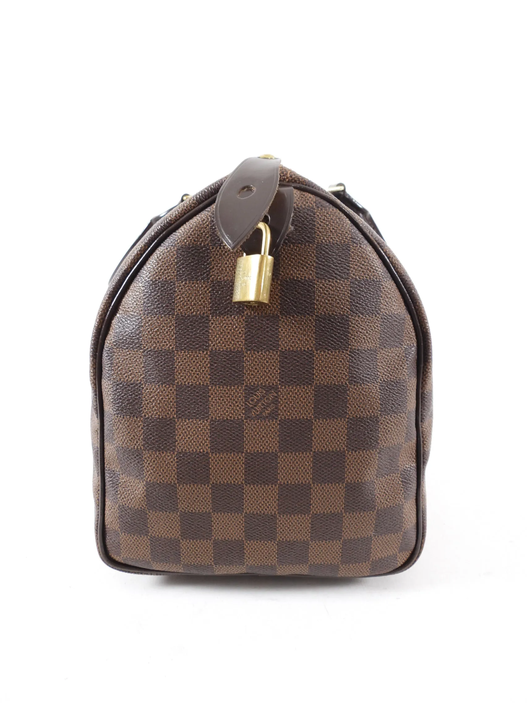 Louis Vuitton Damier Ebene Speedy 30 Doctor Duffle Bag