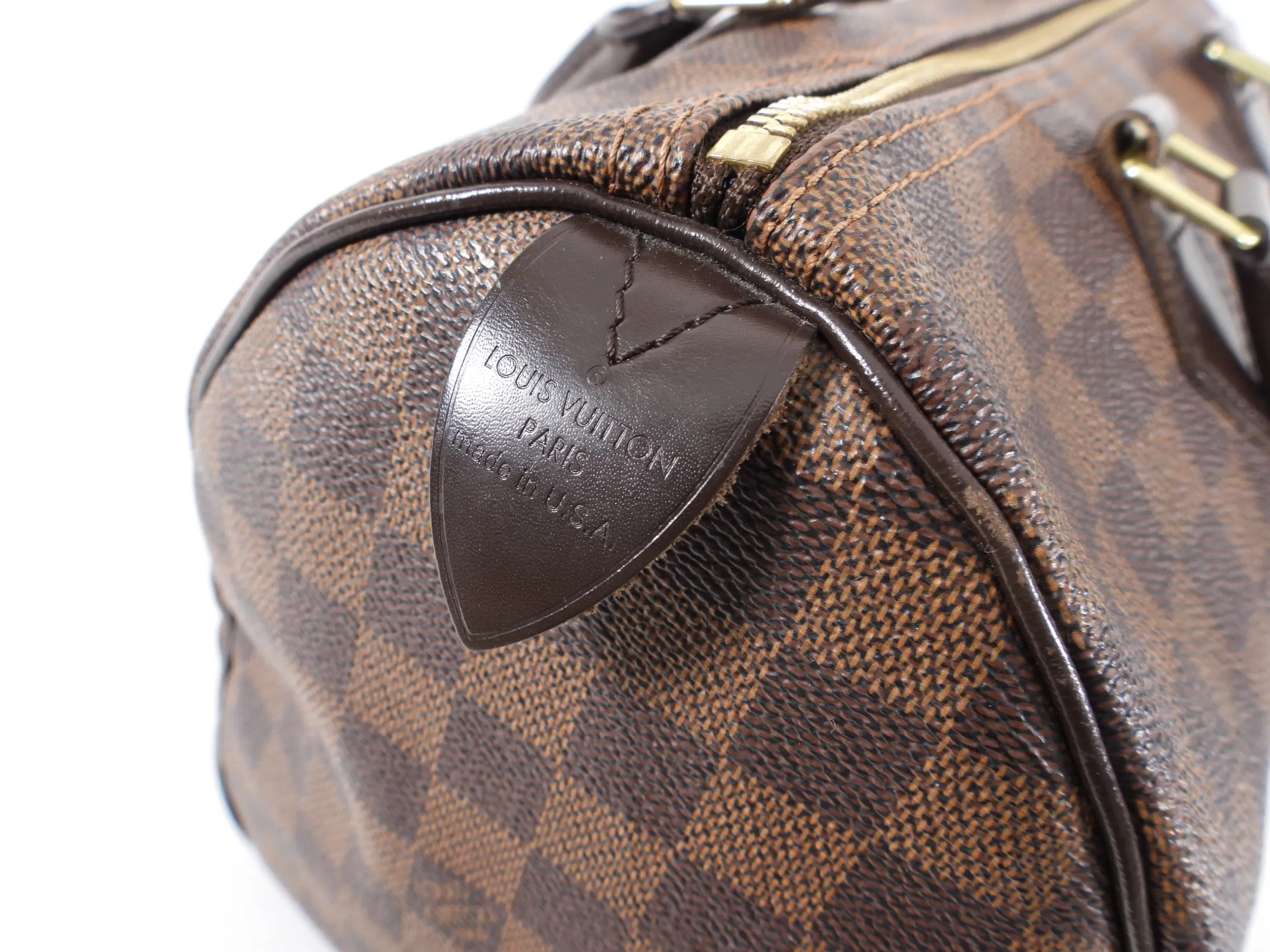 Louis Vuitton Damier Ebene Speedy 30 Doctor Duffle Bag