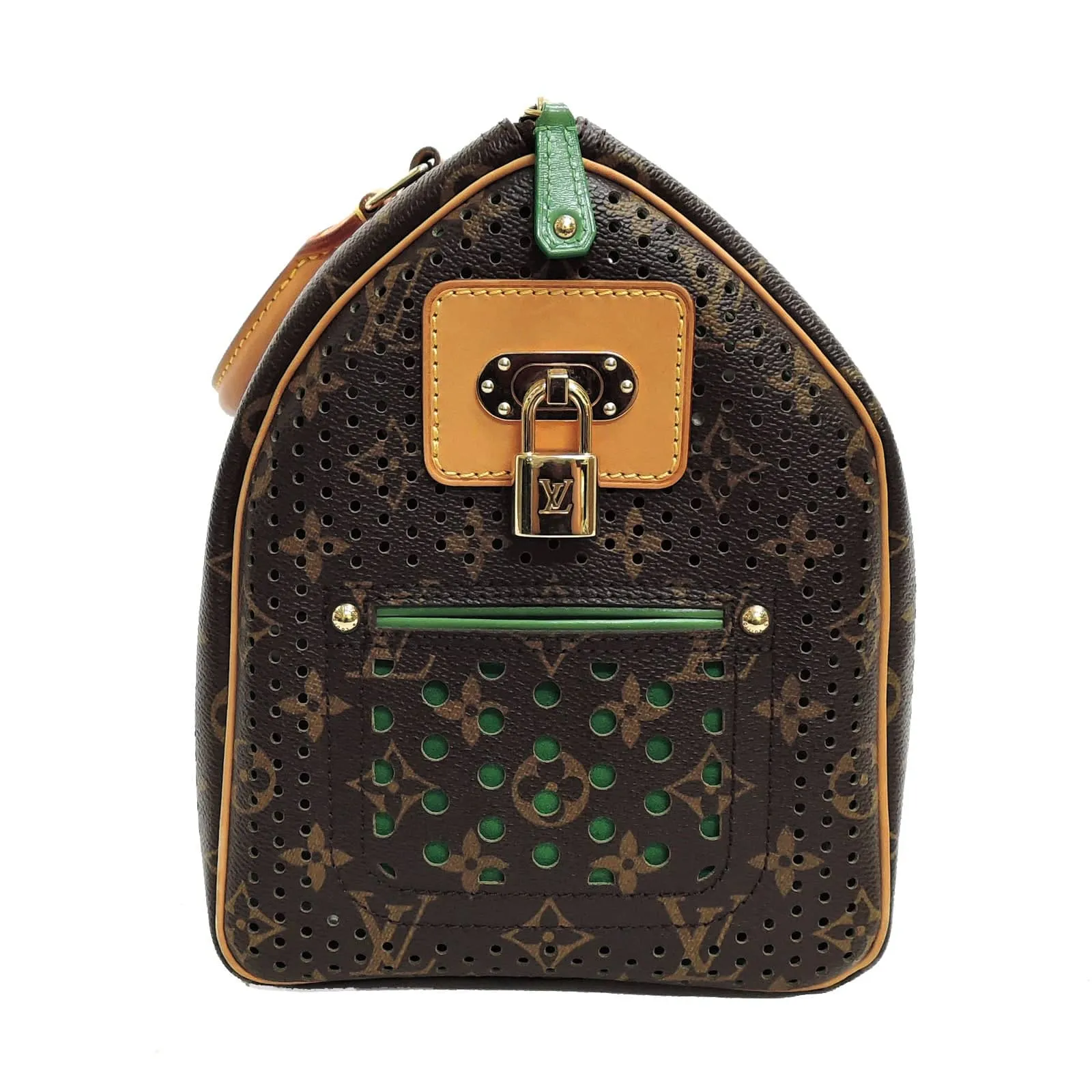 Louis Vuitton Speedy 30 Brown Perforated Monogram Canvas Limited Edition