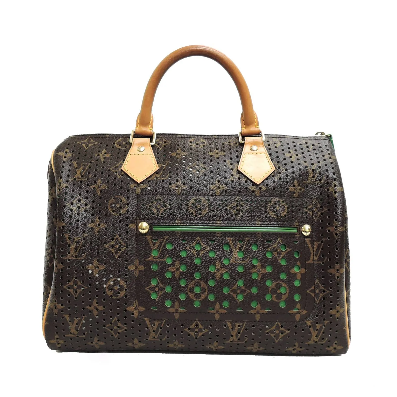 Louis Vuitton Speedy 30 Brown Perforated Monogram Canvas Limited Edition