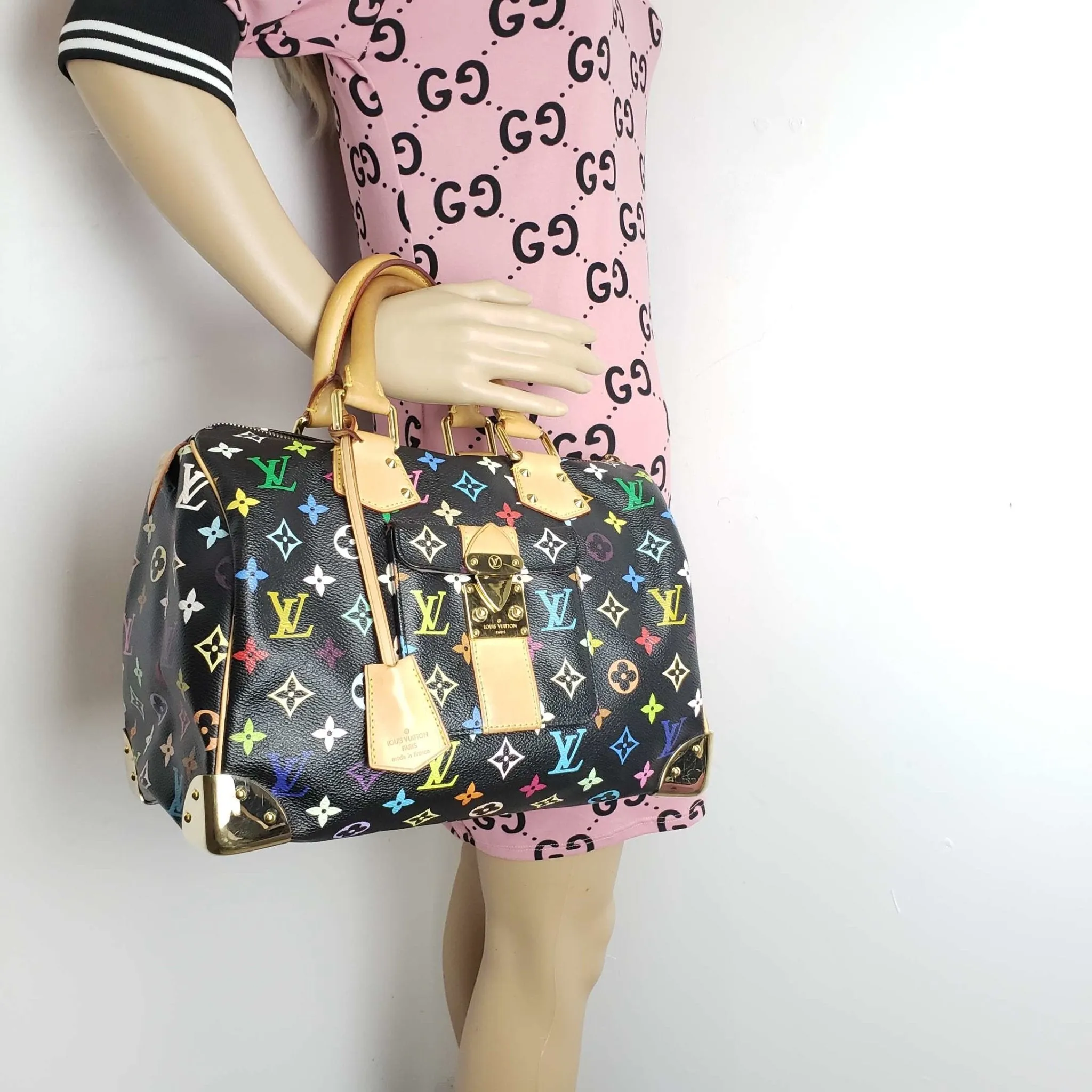 Louis Vuitton Speedy 30 Multicolor Hand Bag