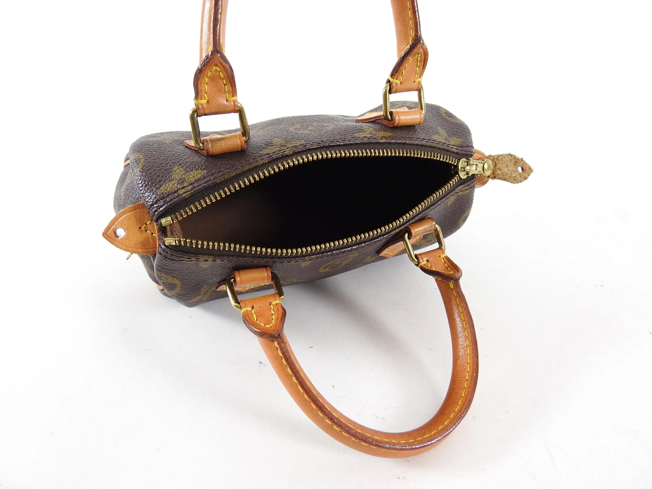 Louis Vuitton Vintage 1992 Monogram Nano Mini Speedy Bag
