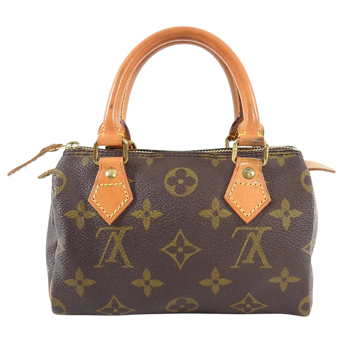 Louis Vuitton Vintage 1992 Monogram Nano Mini Speedy Bag