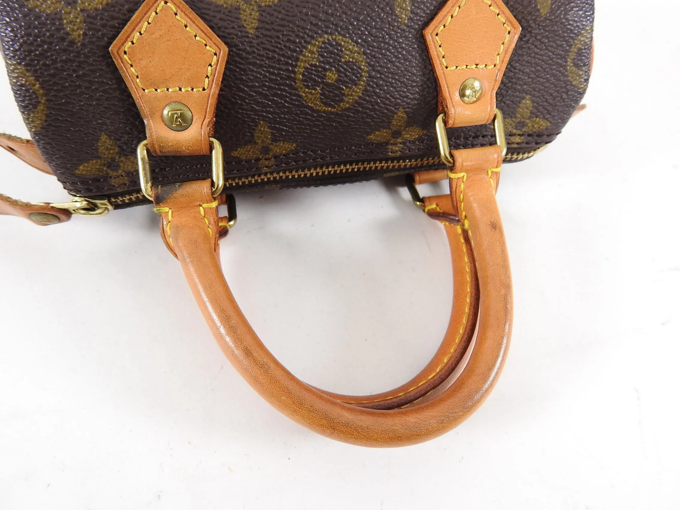 Louis Vuitton Vintage 1992 Monogram Nano Mini Speedy Bag