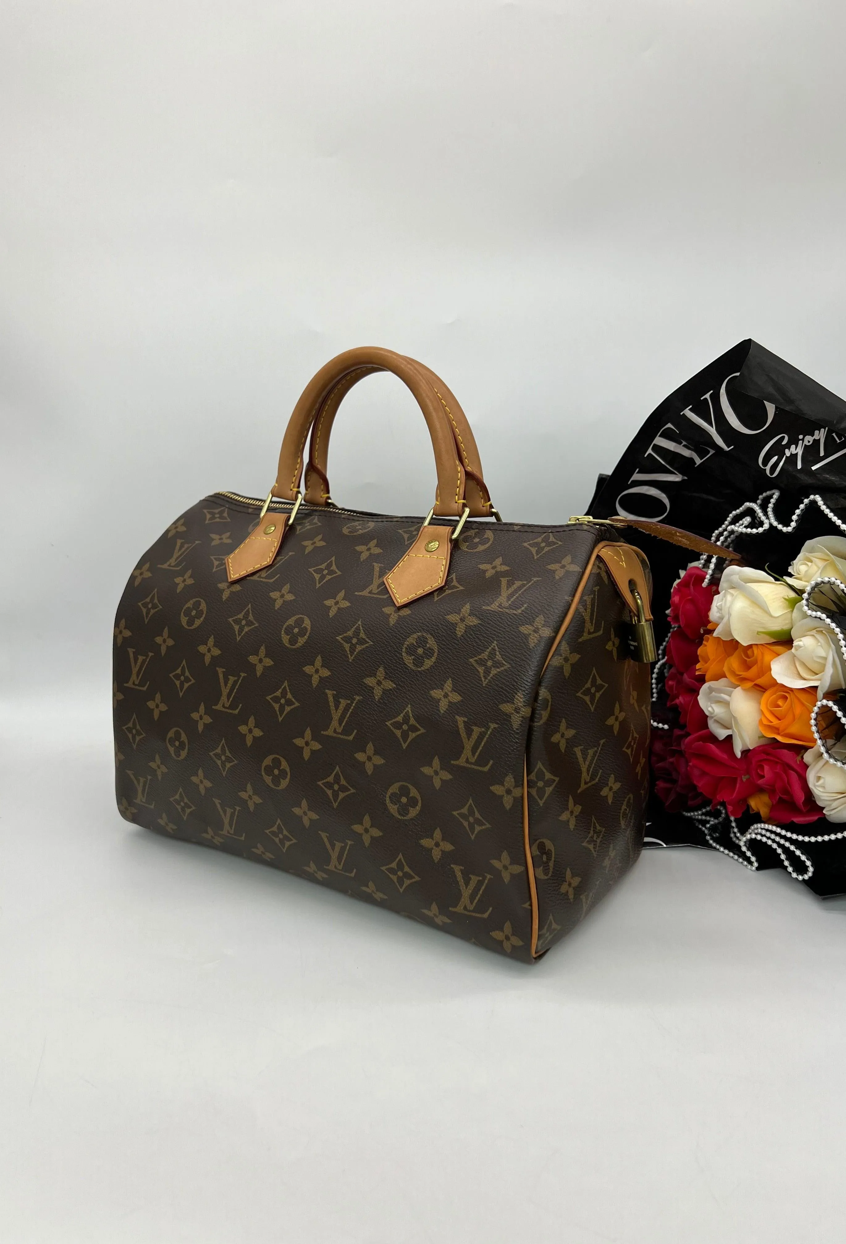 LOUIS VUITTONSpeedy 30 Handbag Bag