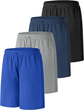 Resinta Boys Shorts Toddler Boy Shorts Athletic Quick Dry Kids Basketball Soccer Gym Shorts with Pockets Elastic Waist