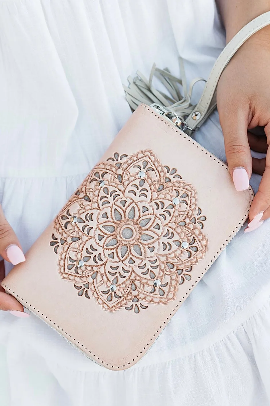 SUMMER ZIP WALLET NATURAL