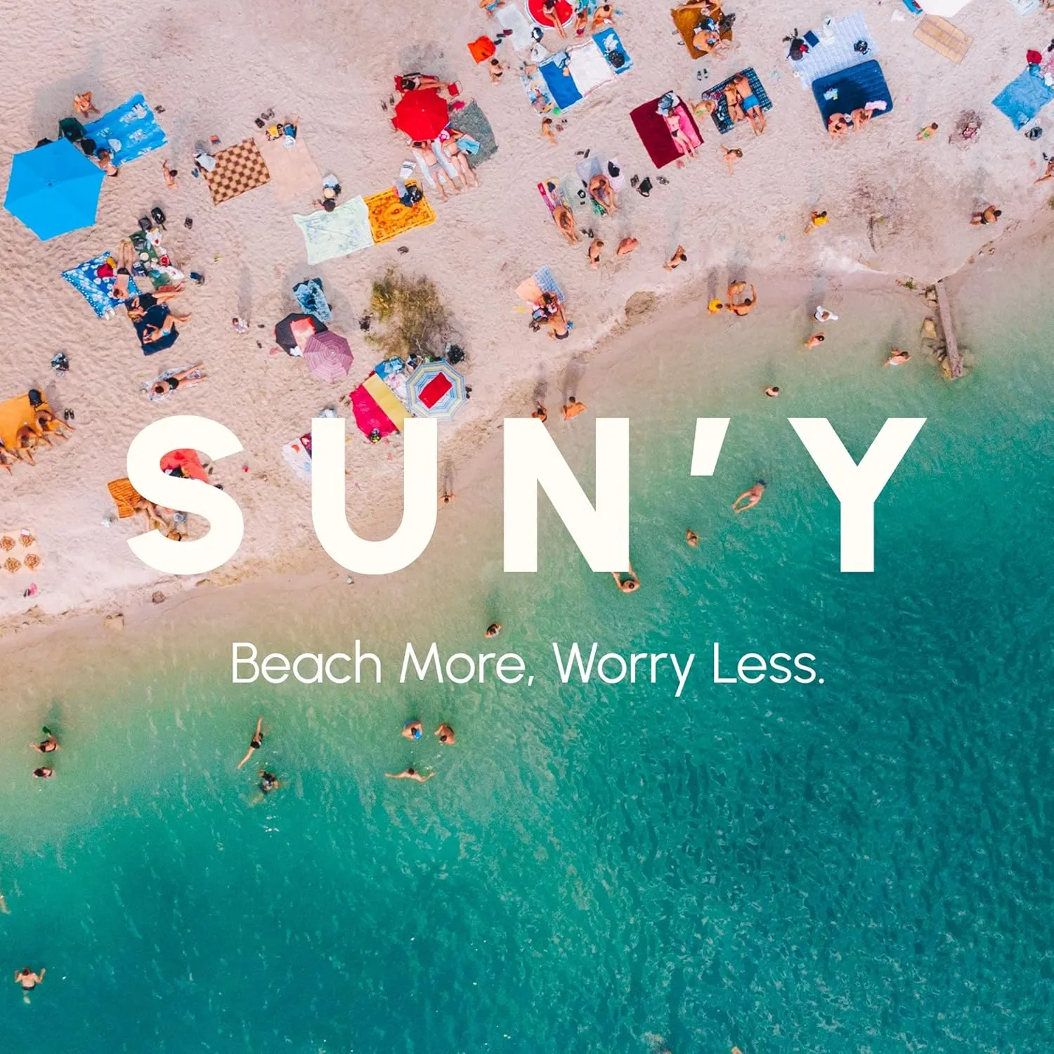 SUN'Y Waffle Microfiber Beach Towel  Sand Free, Quick Dry, Ultra Absorbent, Lightweight & Compact Travel Towel with Carry Bag - Large (63 x 31.5), Curl