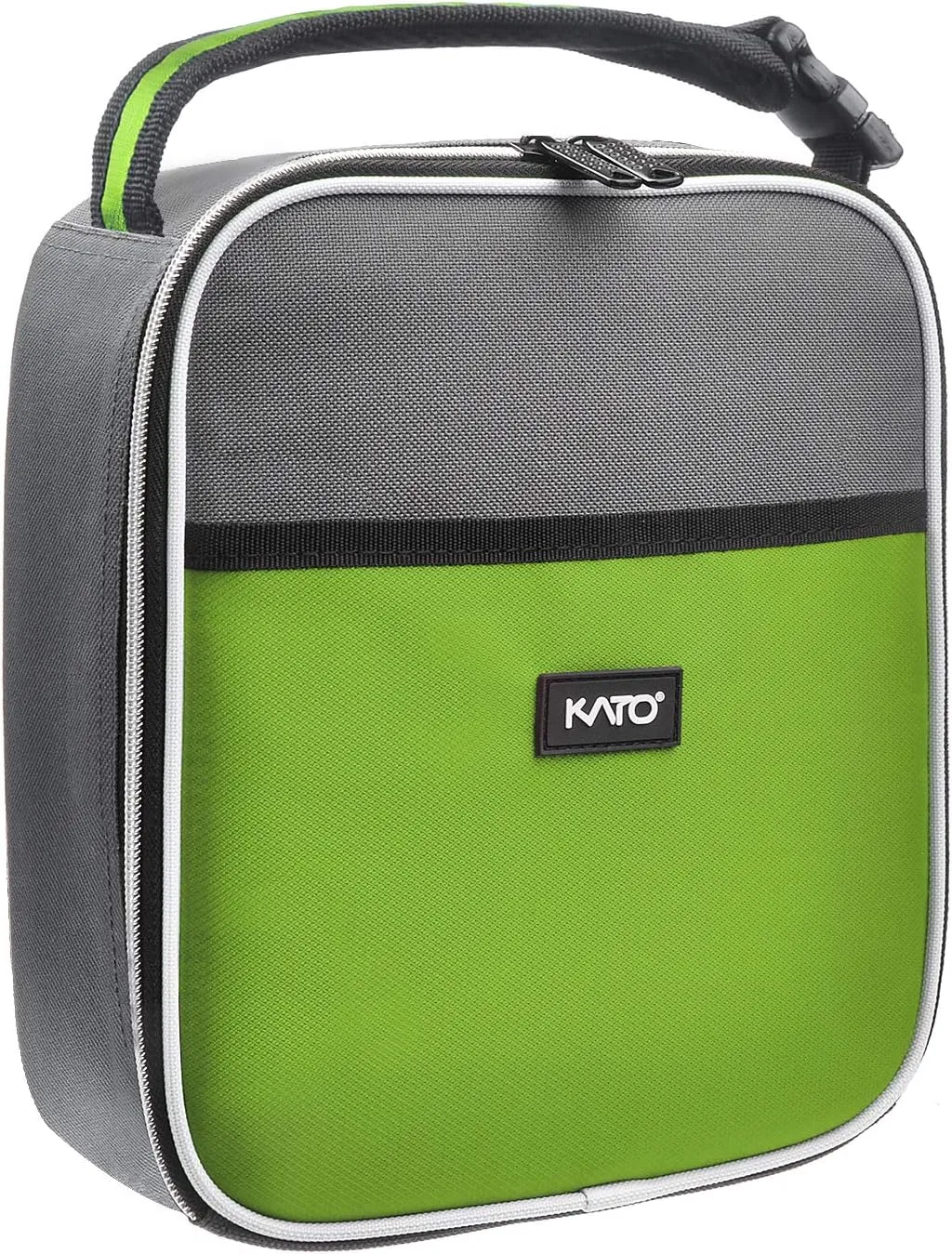 Tirrinia Insulated Kids Lunch Box Back to School, Portable Small Lunch Bag for Office Work Picnic, Reusable Compact Lunchbox Cooler Bag for Boys, Adults,Green