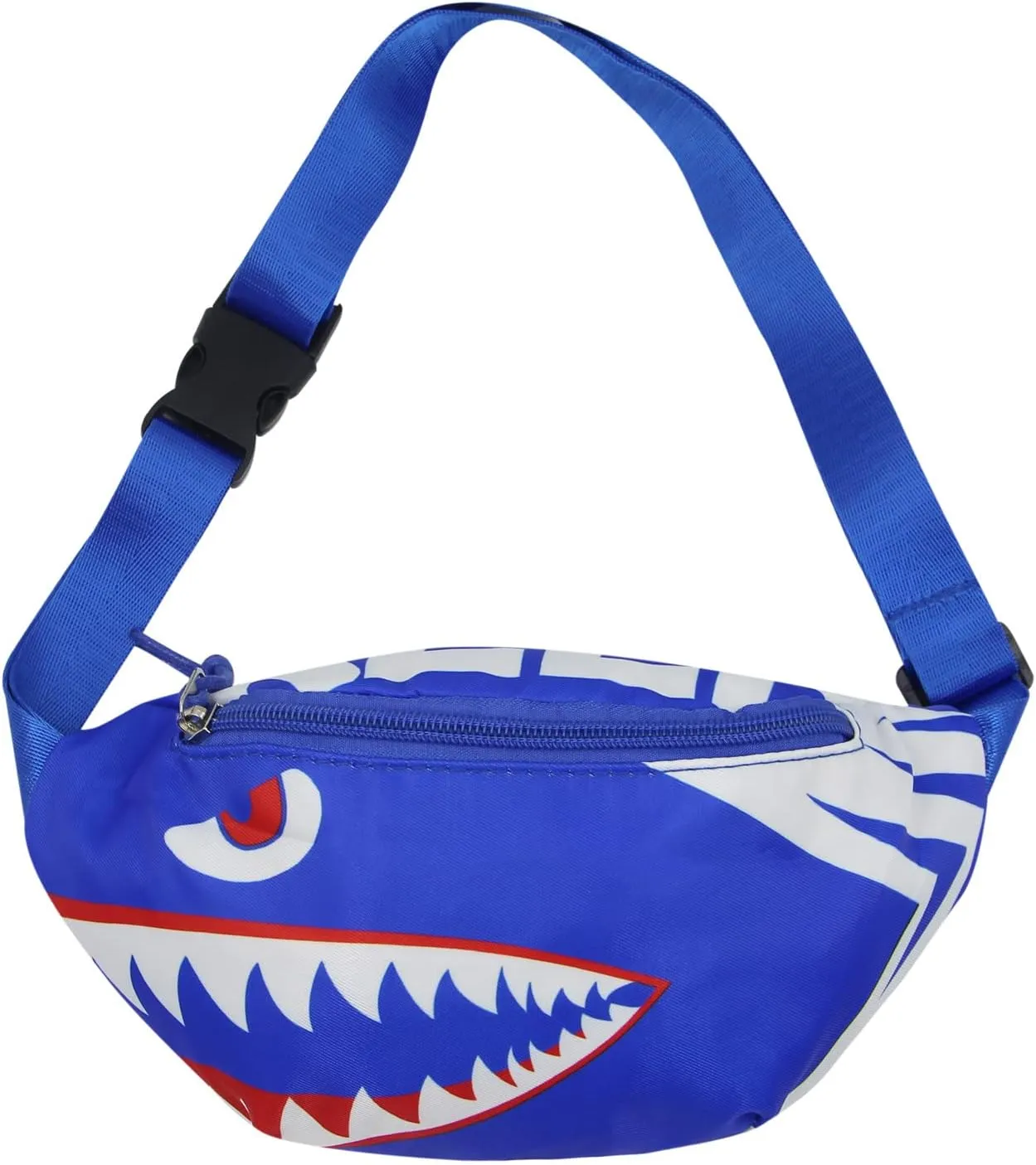 Toddler Boys Girls Cute Cartoon Shark Mini Fanny Pack Kids Sports Running Purse Waist Pack Belt Bum Bag