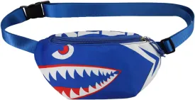 Toddler Boys Girls Cute Cartoon Shark Mini Fanny Pack Kids Sports Running Purse Waist Pack Belt Bum Bag