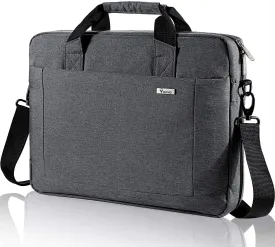 Voova Laptop Bag Case 15 15.6 16 Inch, Computer Sleeve Messenger Bag with Shoulder Strap Expandable Waterproof Business Briefcase for Men Women to Work Travel School, Fit 14-16 Inch Laptop, Grey