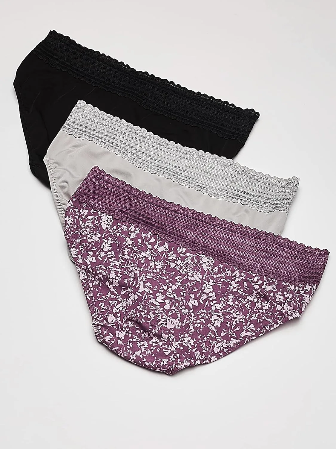 Warner's womens Blissful Benefits No Muffin 3 Pack Hipster Panties