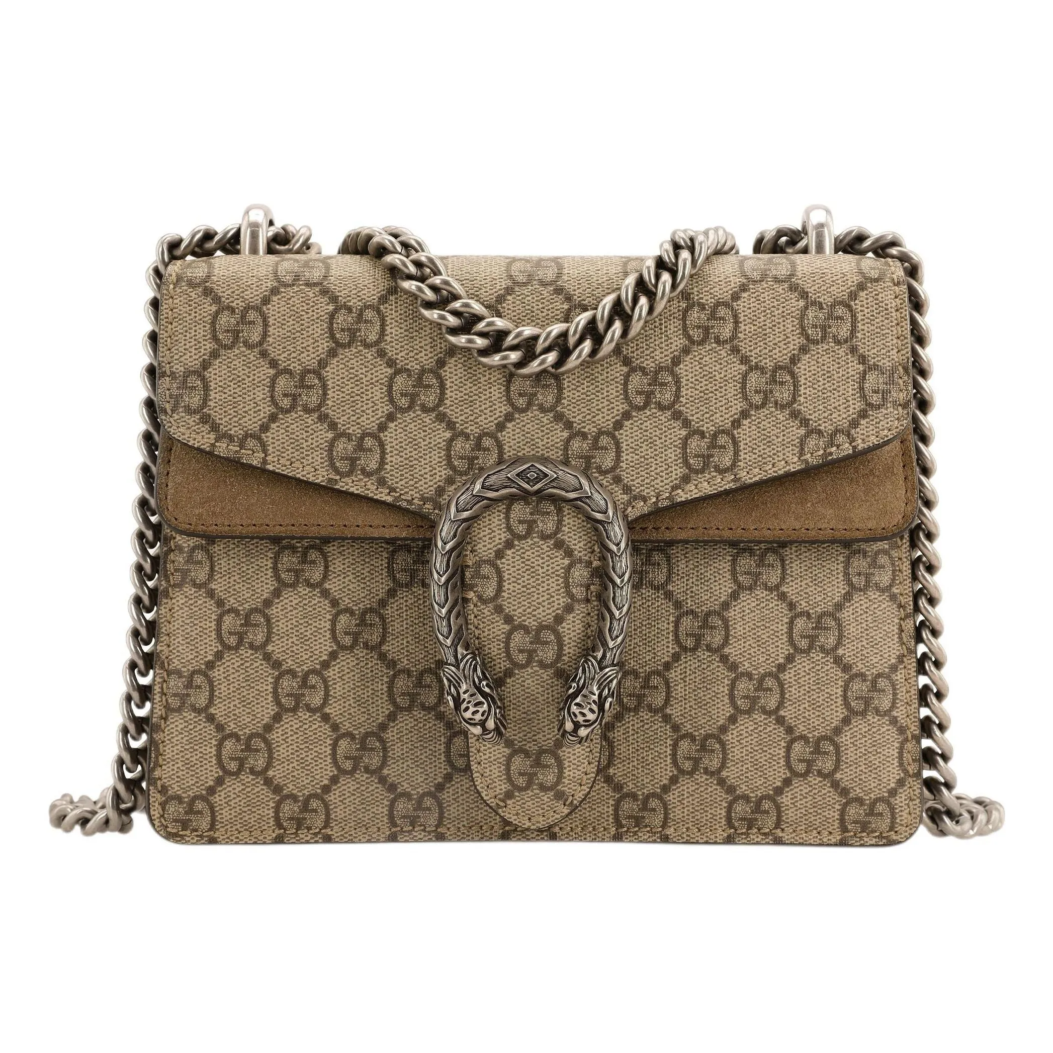 (WMNS) GUCCI Dionysus GG Supreme Mini Bag Beige/Ebony 421970-KHNRN-8642