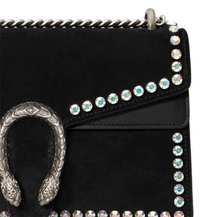 (WMNS) GUCCI Dionysus Series Leather Snake Decoration Single Shoulder Bag Black 400249-CXZFN-8143