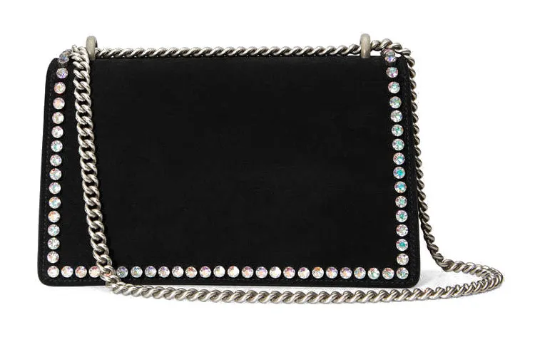 (WMNS) GUCCI Dionysus Series Leather Snake Decoration Single Shoulder Bag Black 400249-CXZFN-8143