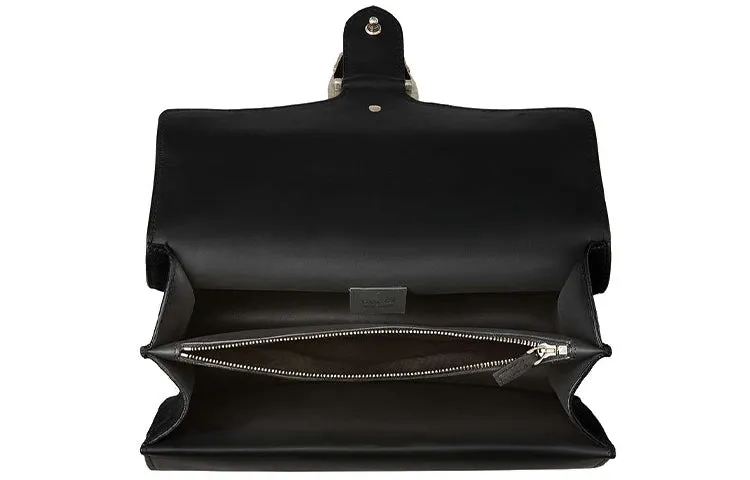 (WMNS) GUCCI Dionysus Series Leather Snake Decoration Single Shoulder Bag Black 400249-CXZFN-8143